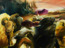 Cowboys, 2010-11, 220x200 cm, oil on canvas
