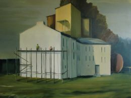 Bílý dům, 2012, 140x190 cm, olej na plátně*