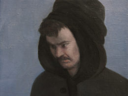 Modern monk, 2015, 30x30 cm, oil on canvas
