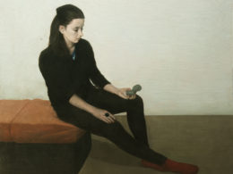 Zuzana (Theory about Man), 2013, 100x90 cm, oil on canvas